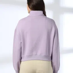 teamspirit Women Half-Zip Regular Fit Sweatshirt image 3