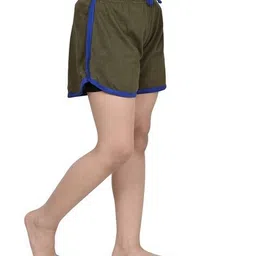 pixie n prince Girls Pack of 2 High-Rise Regular Fit Flat-Front Shorts image 3