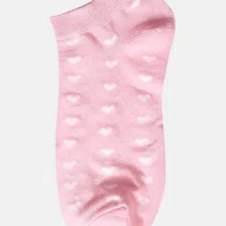 n2s next2skin Women Pack of 3 Heart Woven Socks image 3