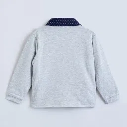 hopscotch Boys Polka-Dot 4-Piece Suit Set with Full Sleeves image 3