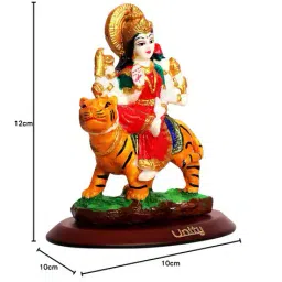 homiva God Maa Sherawali Idol For Car Dashboard image 3