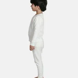 gialon Boys Ribbed Round-Neck Thermal Set image 3