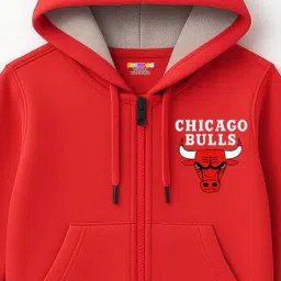 kuchipoo Boys Graphic Print Regular Fit Hoodie image 3