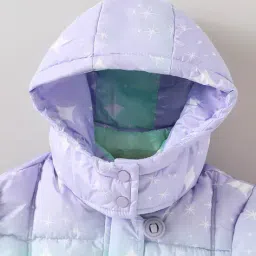 hopscotch Girls Graphic Zip Front Coat image 3