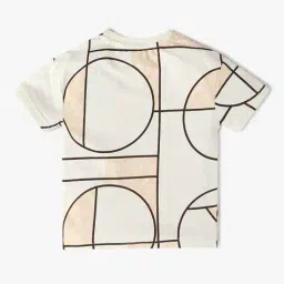 playday Boys Geometric Print T-Shirt & Shorts Set image 3