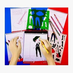 gurliez Striders Rockstar Glam Activity Sticker Sheet Set image 3