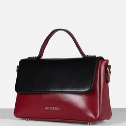 allen solly Women Colourblock Satchel Bag image 3