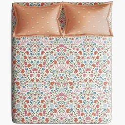 portico 144 TC Printed Double Bedsheet with Pillow Covers image 3