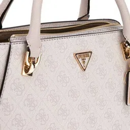 guess Logo Print Noelle Luxury Satchel image 3