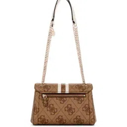 guess Logo Printed Noelle Convertible Flap Crossbody Bag image 3