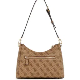 guess Logo Print Meridian Shoulder Bag image 3