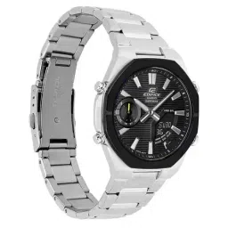 casio Men ED651 Edifice Analogue-Digital Dial Stainless Steel Strap Watch - ECB-S10DB-1ADF image 3