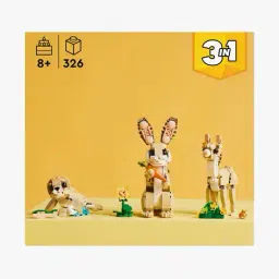 lego Creator 3-in-1 Cute Bunny Animal Building Blocks image 3
