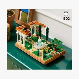 lego Icons Fountain Garden Home & Office Decor Building Set image 3