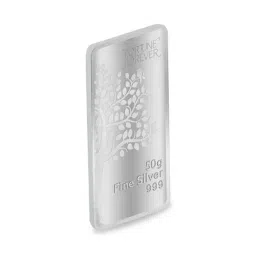 bhima jewels 50G  999 Pure Silver Bar image 3
