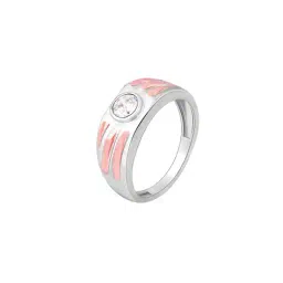 giva Sterling Silver Rose Gold-Plated Timeless Radiance Ring image 3
