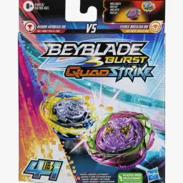 bey blade Burst Quad Strike Fierce Basilisk B8 & Hydra Kerbeus K8 Spinning Top Dual 2 Battling Toy image 3