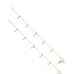 bhima jewels Girls Sterling Silver Enamel Anklets image 3