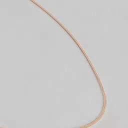 zavya Women Sterling Silver Rose Gold-Plated Serpentine Elegance Snake Chain image 3