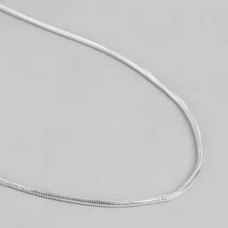 zavya Men Sterling Silver Serpentine Elegance Snake Chain image 3
