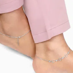giva Sterling Silver Heart Anklets image 3