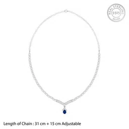 giva Women Sterling Silver Kudmayi Necklace image 3