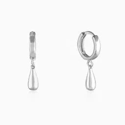 giva Women Sterling Silver Stone-Studded Drop Earrings image 3