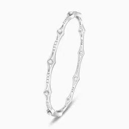 giva Women Sterling Silver Sparkle Bangle image 3
