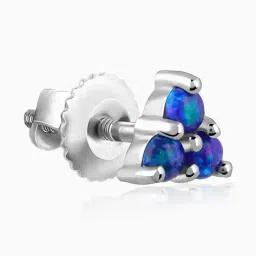 giva Women Sterling Silver Stud Earrings image 3
