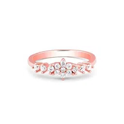 giva Women Sterling Silver Rose Gold-Plated Ring image 3