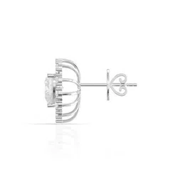 anayra 925 Sterling Silver Elegant Heart Stud Earrings image 3