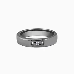 giva Men Sterling Silver Bondless Band Ring image 3