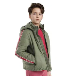 rare ones Boys Zip-Front Jacket with Full Sleeves image 3