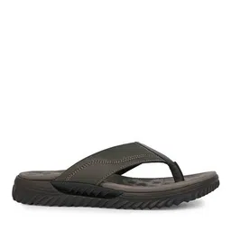 fentacia Men Thong-Strap Flip-Flops with Stitch Detail image 3