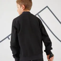 decathlon ARTENGO - Boys Stand Collar Solid Sports Sporty Jacket image 3