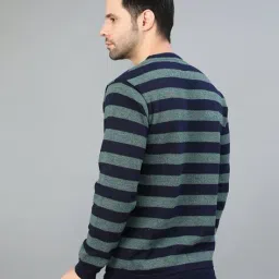 v-mart Men Striped Regular Fit Pullover image 3