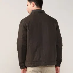 lee cooper Men Relaxed Fit ZIp-Front Jacket image 3