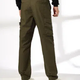 dnmx Men Regular Fit Cargo Trousers image 3