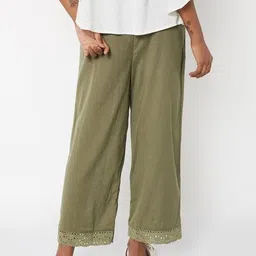 max Women Crochet Elasticated Palazzo image 3