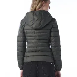 only Men Regular Fit Hooded Puffer Jacket image 3