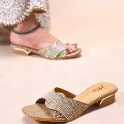 jm looks Women Heeled Sandals with Synthetic upper image 3