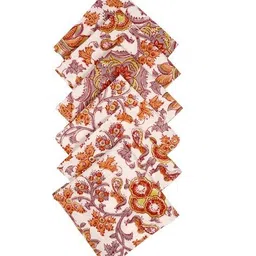 ratancart Set of 6 Floral Print Napkins image 3