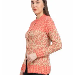 chatanya Women Wool Cardigan with Button Closure image 3