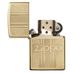 zippo Typographic Metallic Windproof Lighter image 3