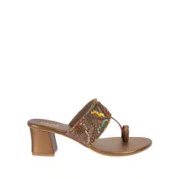 mochi Women Embellished Chunky-Heeled Sandals image 3