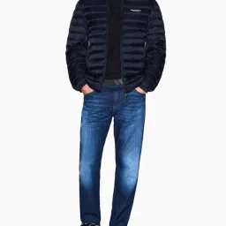 armani exchange MI/NY Quilted Regular Fit Puffer Jacket image 3