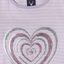 allen solly Girl Embellished Regular Fit Sweatshirt image 3