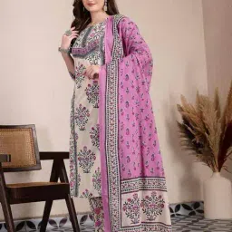 yufta Women Embroidery Straight Kurta Set image 3