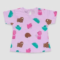 fashion world Infants Graphic Print Top & Shorts Set image 3