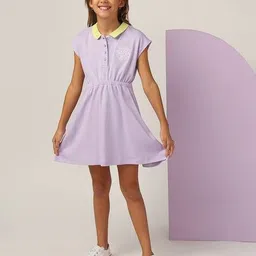u.s. polo assn. Girls Short Sleeve A-line Dress image 3